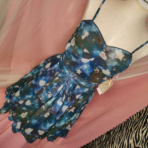 Lolita Dress Small Galaxy Cookies Kawaii Japan Party Prom Festival Halloween Y2K - Picture 11 of 13